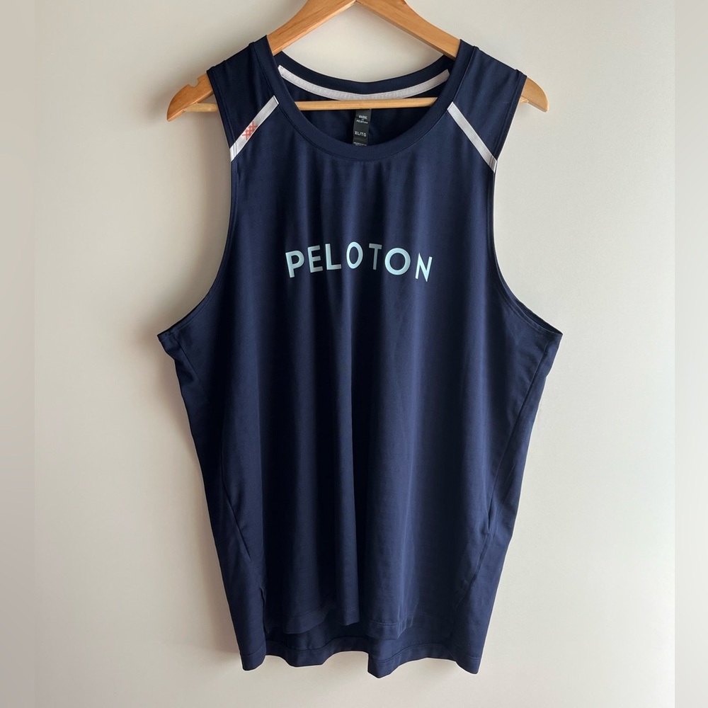 Rhone X Peloton Mens Swift Tank Navy Blue XL